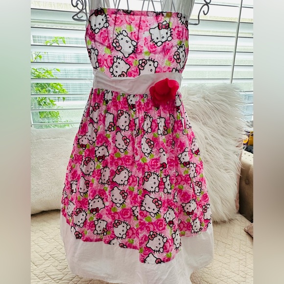 Hello Kitty | Dresses | Hello Kitty Summer Dress For A Girl Size 6 ...